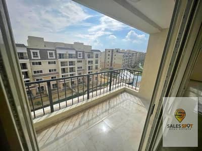 Half price and prime location! A fantastic apartment for sale at the lowest price near the entrance of New Cairo's Fifth Settlement in Sarai Compound