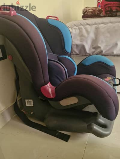 car seat blue