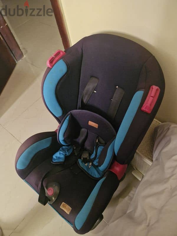 car seat blue 1