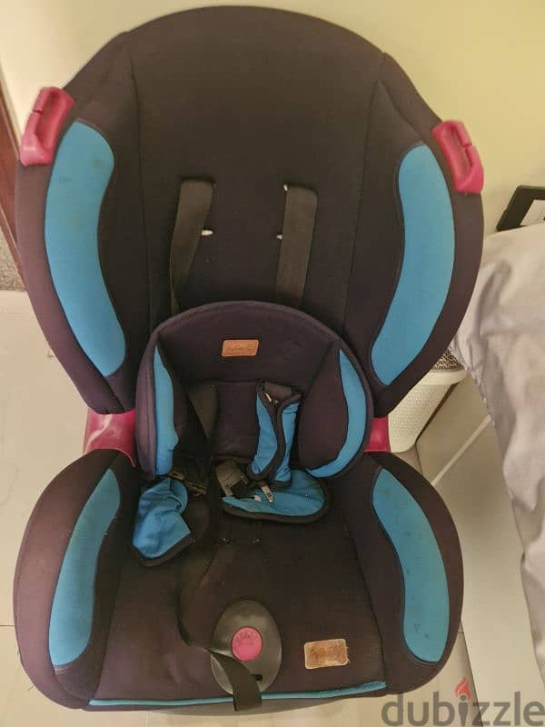 car seat blue 2