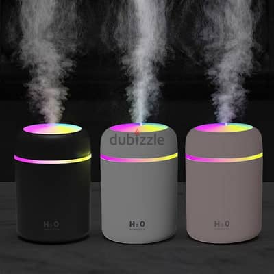فواحة ومرطب هواء USB مع إضاءة RGB (ضمان وتوصيل مجاني)