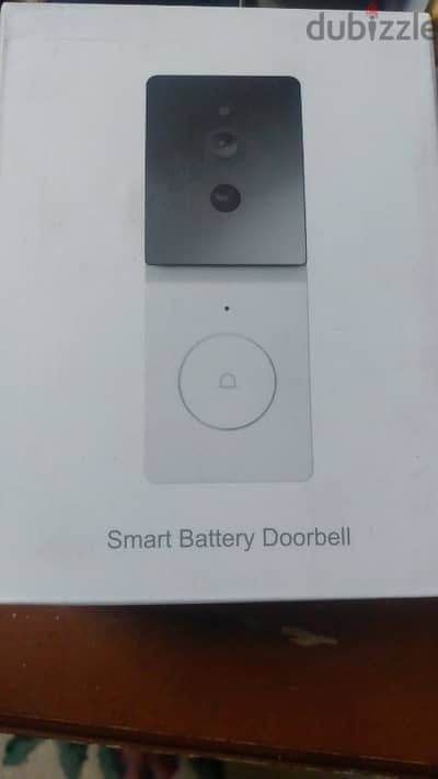 جرس باب ذكي بالكاميرا - smart battery doorbell