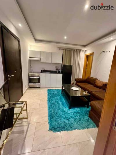 ستوديو مفروش للايجار كورت يارد سوديك الشيخ زايد Studio for rent Courtyard sodic