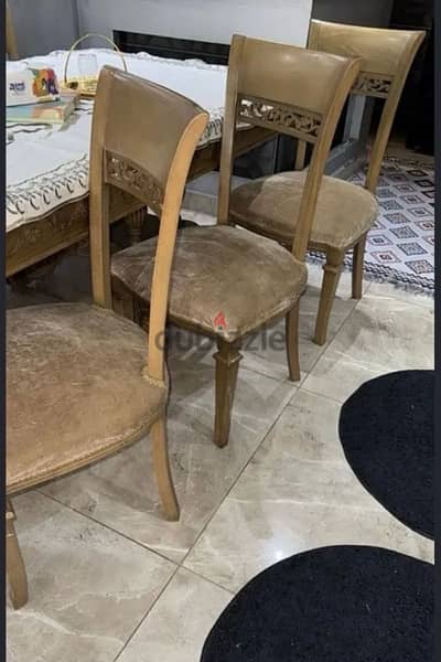 غرفه سفره خشب زان