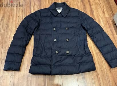 Moncler down jacket Collar Blue Men's Classic Original Size 4-M-L