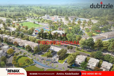 أقل مقدم اطول فترة سداد فيو مفتوح علي لاند سكيب فيلا في مدينة برج العرب الجديدة للبيع