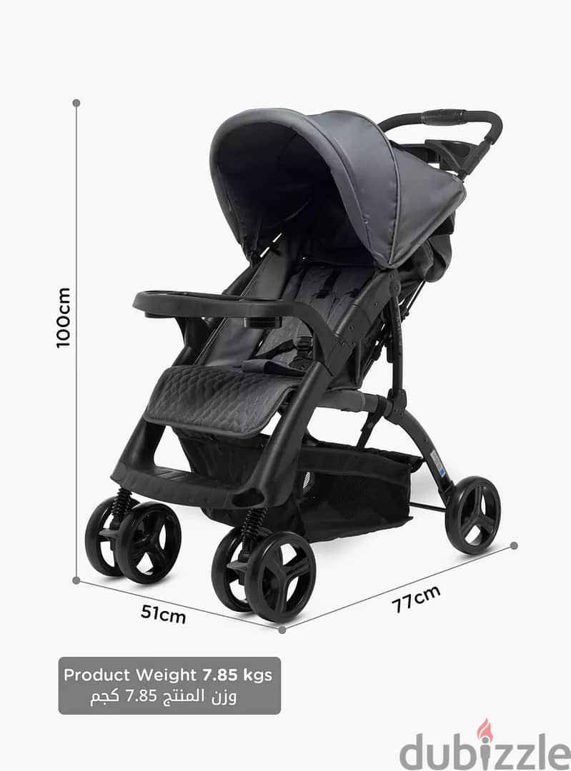 Bailey Deluxe Stroller 5