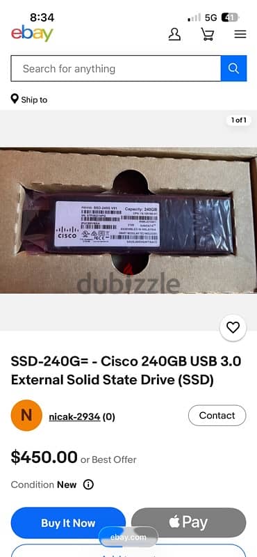 Cisco 240GB USB-A External SSD (SSD-240G) 2