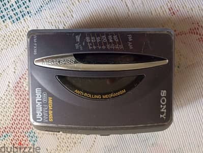 cassette player sony with AM/FM