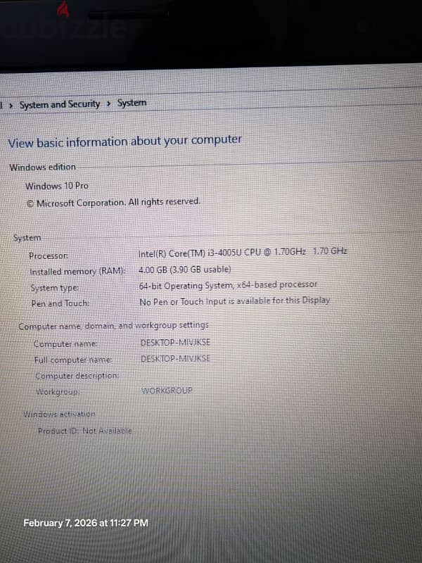 Lenovo laptop 4