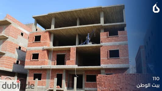 Apartment 240m² in the fourth district of Beit Al Watan, second row from the Clubs Street and Al Ahly Club. Delivery in 3 months directly from the dev