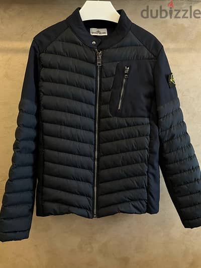 STONE ISLAND original MEMBRANA TC QUILTED VARSITY BOMBER JACKET Size L