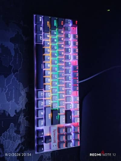 RTX 3060 12GB + شاشة 2K + كيبورد وماوس Redragon ميكانيكال