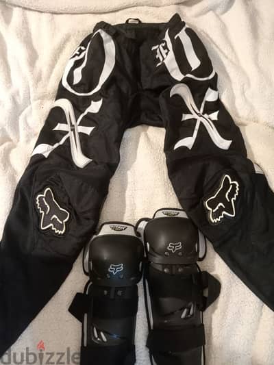 motorcycle trouser fox and leg protector