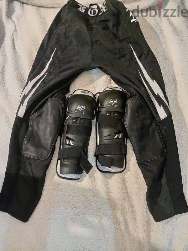 motorcycle trouser fox and leg protector 5