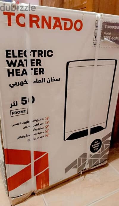 سخان TORNADO Electric Water Heater السعة: 50 لتر