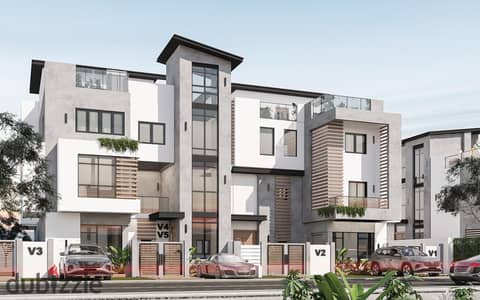 Own a duplex with a garden of 187 meters overlooking a panoramic view, and at a very special price in the T Pearl project on Dahshour Link and in front of Beverly Hills.