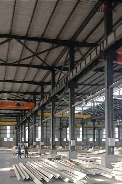 Engineering factory for rent in 10th of Ramadan