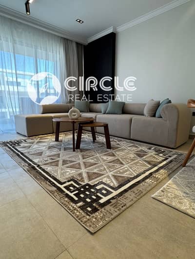 شقة غرفتين بموقع متميز مفروشة بالكامل جاهزة للإيجار في ليك فيو ريزيدنس (Lake View Residence) المربع الذهبي التجمع الخامس القاهرة الجديدة