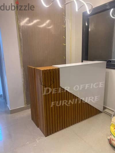 مكتب استقبال -كاونتر -مكتب سكرتيره -مكتب خشب MDF