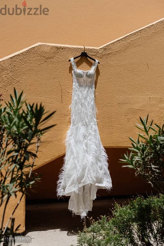 Used wedding dress فستان فرح مستعمل 1