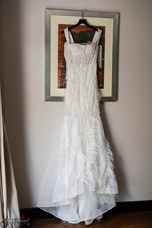 Used wedding dress فستان فرح مستعمل 2
