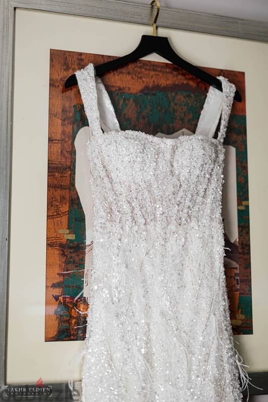Used wedding dress فستان فرح مستعمل 3