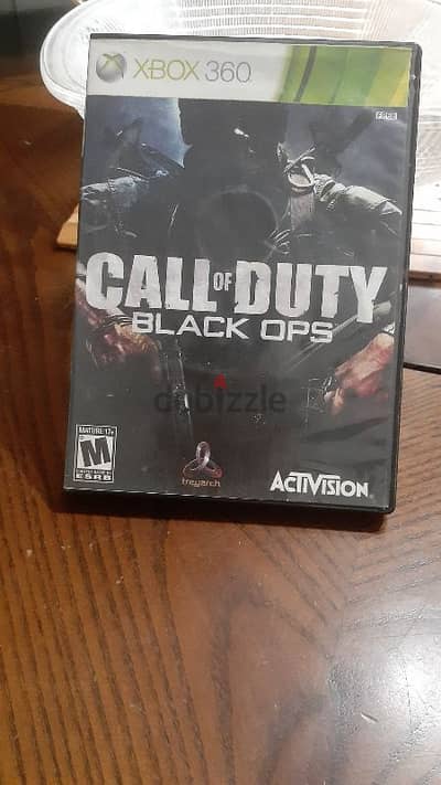 اسطوانة لعبة call of Duty black ops  xbox 360