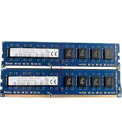 رامتين ddr3 الوحده ٤ جيجا 1600mhz