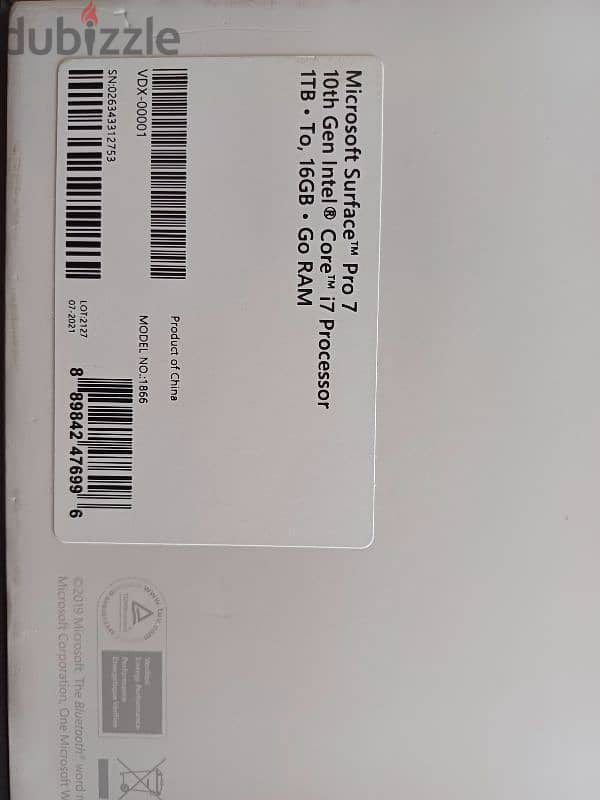Microsoft surface pro 7 2