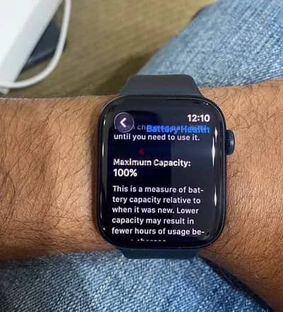 apple watch series 9 100% battery ساعة ابل وتش الجيل ال ٩