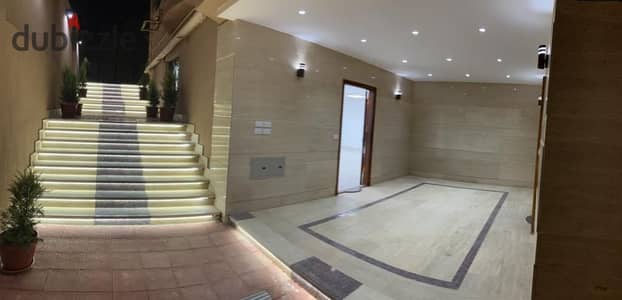 Basement apartment for rent with a private entrance in the prestigious Al Narges villas, suitable for companies, close to transportation and the main