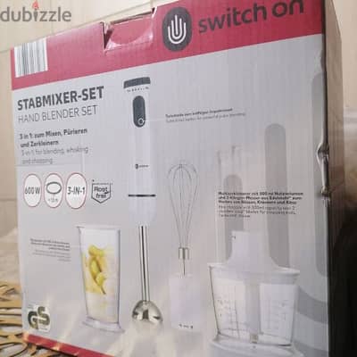New German brand hand blender 3 in 1 Set مجموعة هاند بلندر ألماني جديد