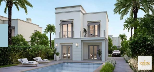 فيلا ستاندالون (Grace- B) متشطبة للبيع باقل سعر ببيل في أعمار زايد الجديدة بأفضل موقع Villa for sale in belle vie Emaar new Zayed city