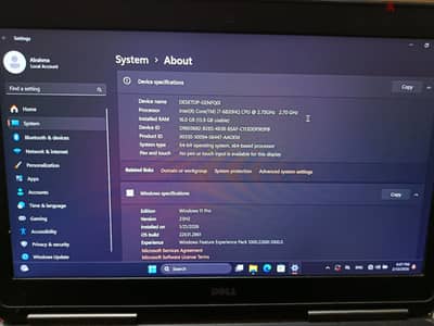 جهاز dell precision 7520