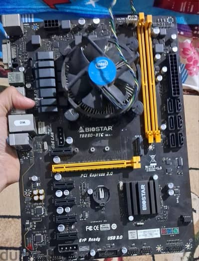 بندل i5 6500 و بورده h110 و فانه البروسيسور و رامات ddr4 4 جيجا