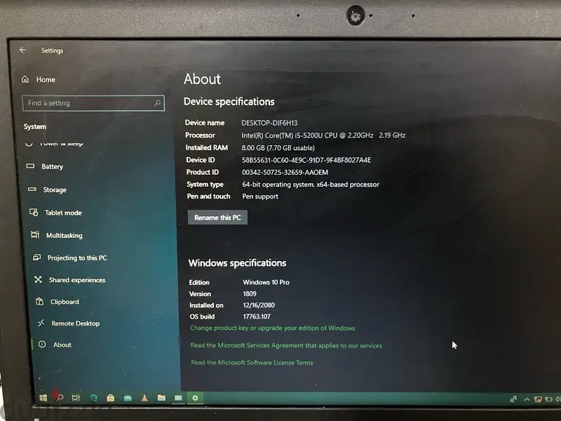 لابتوب lenovo زيرو65604285358083125