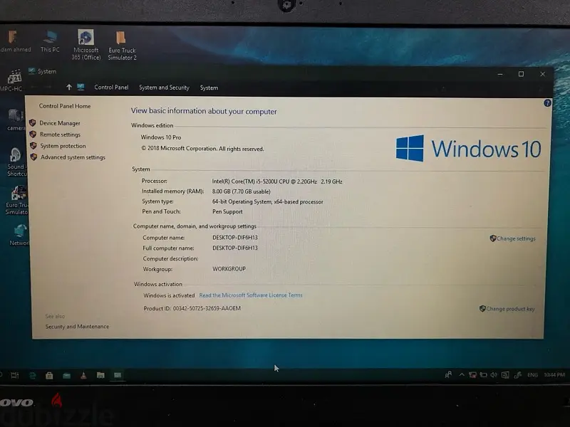 لابتوب lenovo زيرو65604285358083128