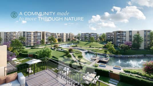 Apartment for sale in Hyde Park 6th of October in the Hyde Park Signature compound near Al-Jazira Sporting Club minutes away from Mall of Arabia