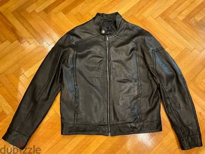 Roy Robson Leather Boss massimo men jacket handmade in italy men 54