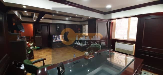 مقر مفروش مرخص ادارى للايجار بسبورتنج شارع بورسعيد