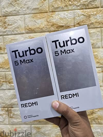 Xiaomi Redmi Turbo 5 Max 512giga 16 ram فتحه علبه