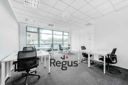 Move into ready-to-use open office space for rent for 15 persons in New Cairo, Enawalks