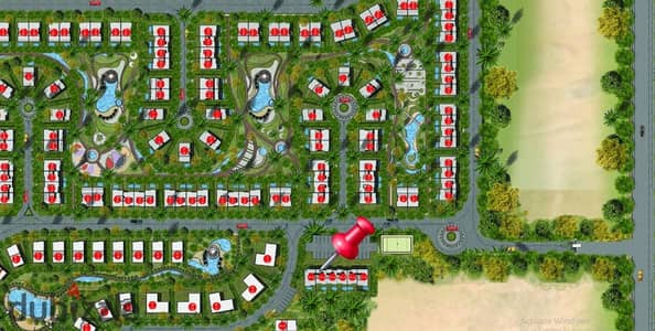 Menorca Zayed – Townhouse 225m View Landscape توين هاوس 225 متر في ارضي منطقة بمقدم 10% وتقسيط علي 10 سنين
