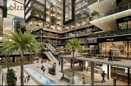 محل للبيع 9INTH HUB Mall علي المحور المركزي دايركت بسعر تحففه وفترة سداد مش موجوده في اي مشروع The central axis
