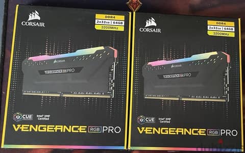 للبيع : رام Corsair DDR4 128GB (4×32) 3200MHz