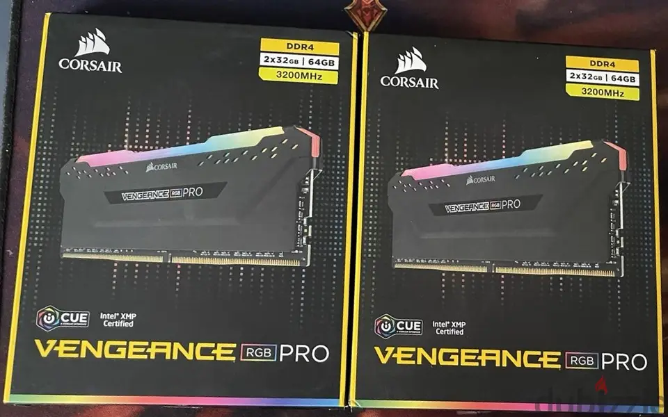 للبيع : رام Corsair DDR4 128GB (4×32) 3200MHz