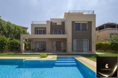 فيلا Villa فاخرة للإيجار اليومي 5 غرف وحديقة ومسبح خاص Pool & Garden للعائلات - كمبوند بامبو، بالم هيلز - الشيخ زايد Bamboo – Palm Hills, Sheikh Zayed