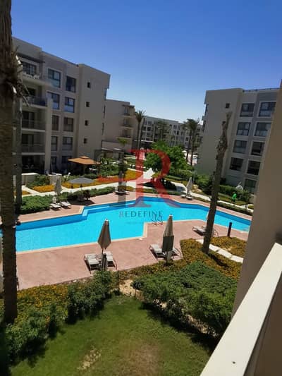 pool view fully furnished chalet for rent in marina marassi north coast