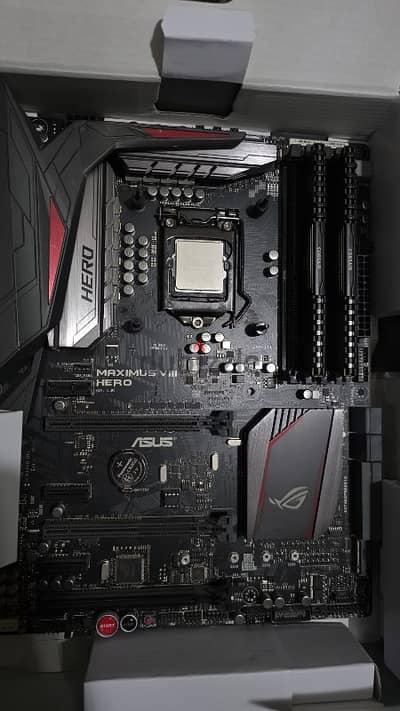 pc build ROG motherboard + Processor + RAM DDR4